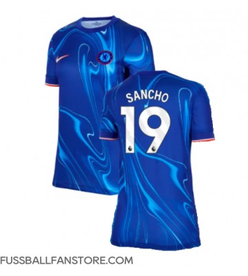 Chelsea Jadon Sancho #19 Replik Heimtrikot Damen 2024-25 Kurzarm